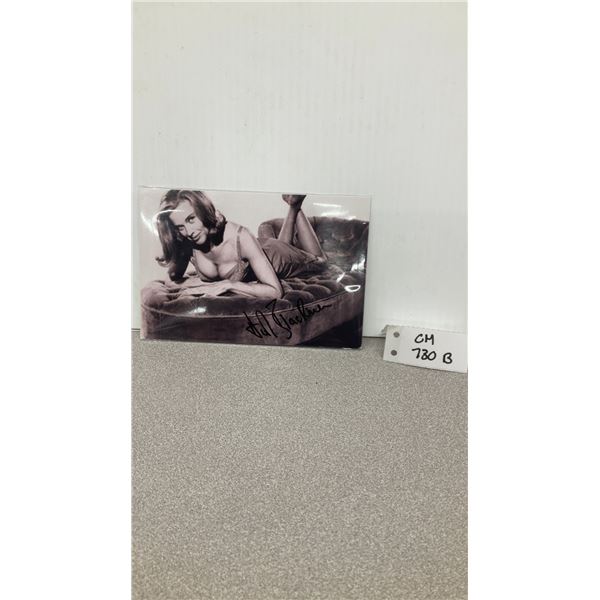 Signed Honor Blackman 4 x 6" Photo