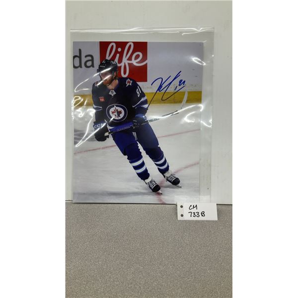 Signed Kyle Connor Winnipeg Jets 8 x 10" Photo