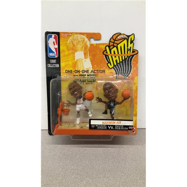 Micheal Jordan vs David Robinson NBA Jams Figure
