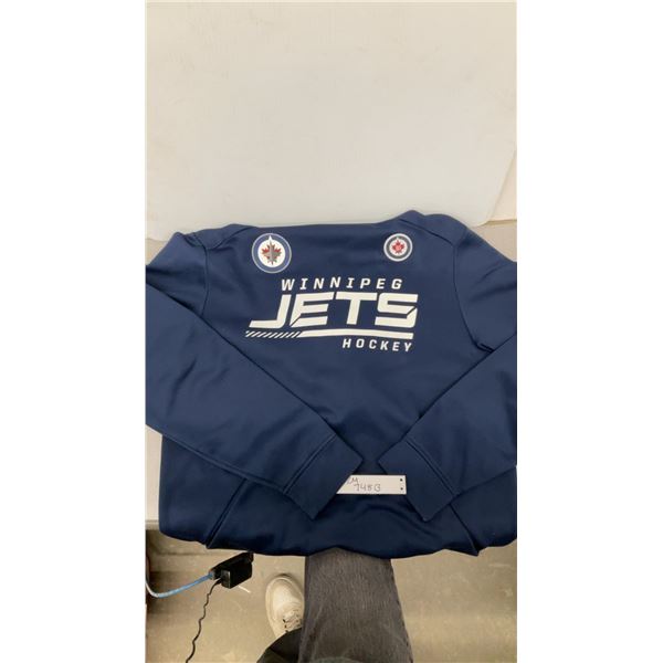Player Worn Kyle Connor Winnipeg Jets Sweatshirt