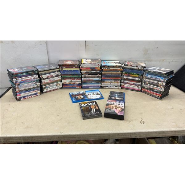 Large Collection of DVDs and Blu-Rays Including Comedy, Drama, Musicals, and More