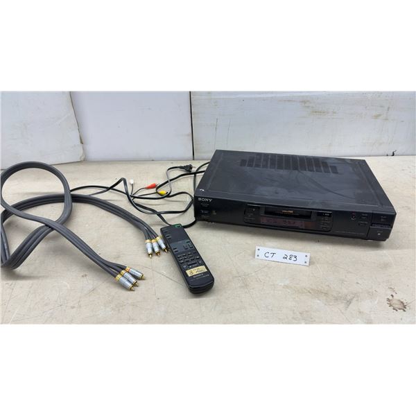 Sony EV-C200 Hi8 Video Cassette Recorder with Remote and Cables