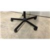 Image 3 : Burgundy Upholstered Office Chair with Five-Star Caster Base
