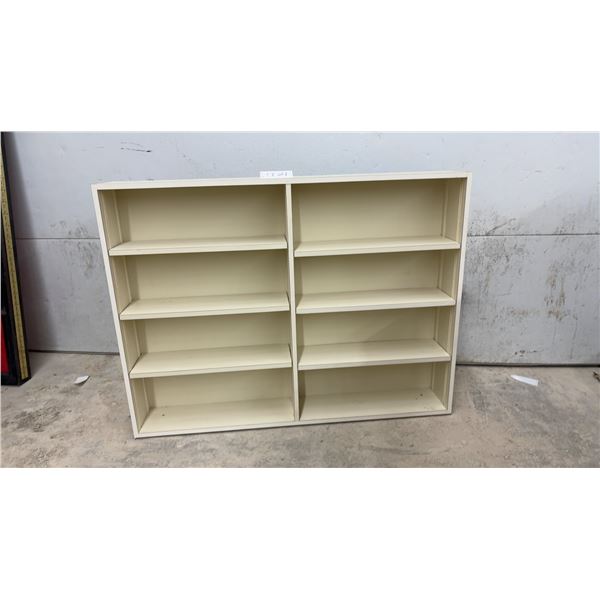 Double-Wide Bookcase with Adjustable Shelves 27 x 48 1/2 x 7 1/2"
