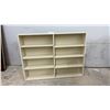 Image 1 : Double-Wide Bookcase with Adjustable Shelves 27 x 48 1/2 x 7 1/2"