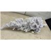 Image 5 : White Artificial Christmas Tree with Pre-Lit LED Lights and Controller 45" Tall