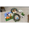 Image 5 : Berlin Souvenir Tapestry, Italian Inlaid Tray, Springfield Weather Station, Wall Decor, Barometer