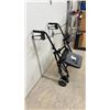 Image 11 : Medical Shower Chair with Armrests, Round Bath Stool, and Carex Rollator Walker