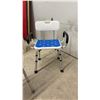 Image 3 : Medical Shower Chair with Armrests, Round Bath Stool, and Carex Rollator Walker