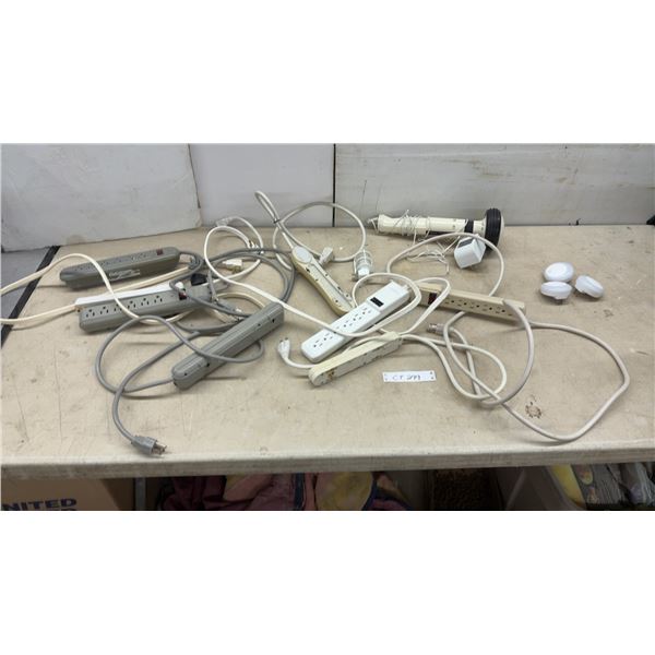 Assorted Power Strips, Surge Protectors, Night Lights, and More