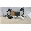 Image 1 : Adjustable Desk Lamps, Bulova and Quartz Wall Clocks, Seiko Clock, Card Shuffler, and More