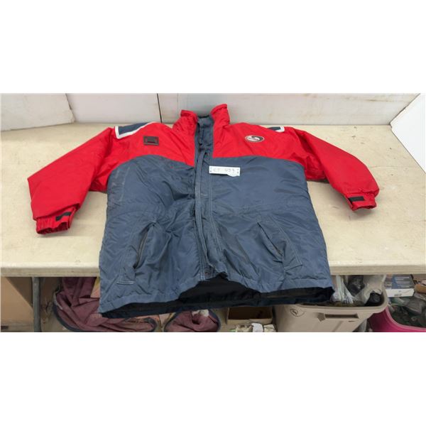 Nautilus Protexion Flotation Jacket, Size Large, Red and Gray