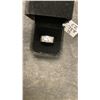 Image 1 : NEW Platinum-Plated Simulated Diamond Cubic Zirconia Man's Ring with Resizable Band and Gift Box
