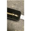 Image 2 : 14K Gold Plated 8mm Cuban Link Bracelet, 8" Long