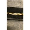 Image 5 : 14K Gold Plated 8mm Cuban Link Bracelet, 8" Long