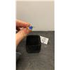 Image 5 : Platinum Plated 2.0 Carat Cushion Cut Blue Simulated Diamond Ring, Size 7
