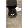 Image 4 : 925 Sterling Silver 2.0 Carat Simulated Diamond Trinity Ring with Pear Sidestones, Size 8