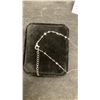 Image 6 : Platinum Plated 20mm Simulated Diamond Heart Locket Necklace with 7mm Synthetic Pearl, 16"-18"