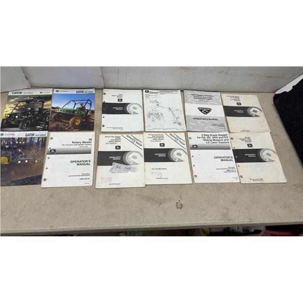 John Deere Operator's Manuals for Gator, Lawn Tractors, Mowers, Attachments, and More