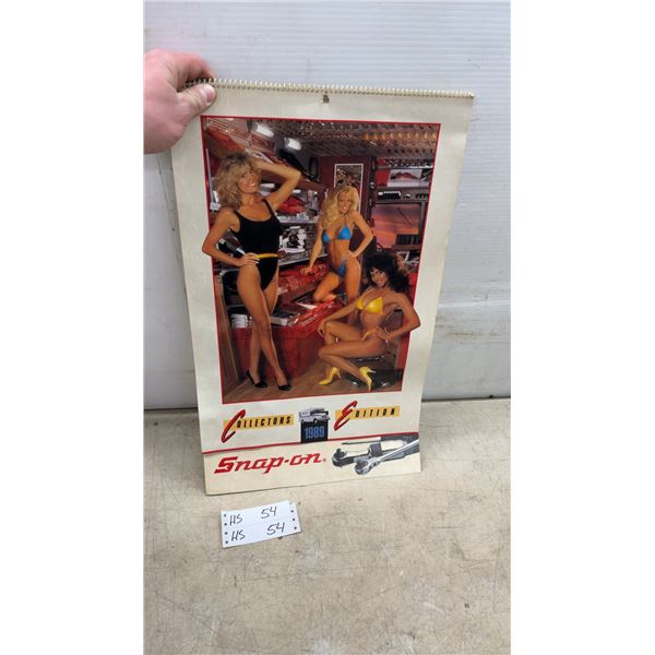 Snap-On 1989 Collectors Edition Pin-Up Calendar
