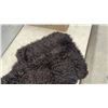 Image 2 : Dark Gray Sheepskin Rug 43 x 34