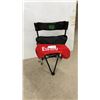 Image 1 : Barronett Blinds Folding Tripod Stool with Eskimo Ice Fishing Gear Carry Bag