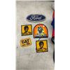 Image 2 : Vintage CAT, Daytona 500, and Husqvarna Hats with Bruce Lee and Ford Patches