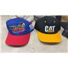 Image 4 : Vintage CAT, Daytona 500, and Husqvarna Hats with Bruce Lee and Ford Patches