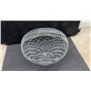 Image 4 : Bohemia Lead Crystal Basket with Diamond Cut Pattern, 10 x 10"