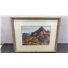 Image 5 : Two Albert Namatjira (1902-1959) Australian Landscape Prints in 8 x 10" Matching Frames
