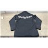 Image 6 : Fancy Black Western Dress Shirt with Fringe and Floral Embroidery, Size Medium