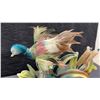 Image 5 : Vintage Japanese Ceramic Mallard Duck Figurines with Real Feathers, 8" H