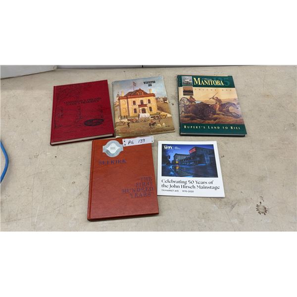 Collection of Five Manitoba, Selkirk & Winnipeg History Books