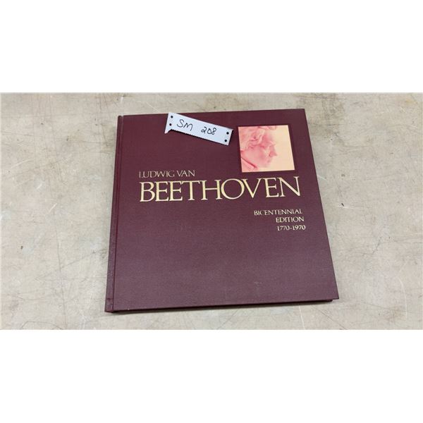Ludwig Van Beethoven Bicentennial Edition 1770-1970 Illustrated Book