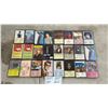 Image 1 : Collection of 24 Vintage Cassette Tapes Including LED Zeppelin, Pink Floyd, Santana and More