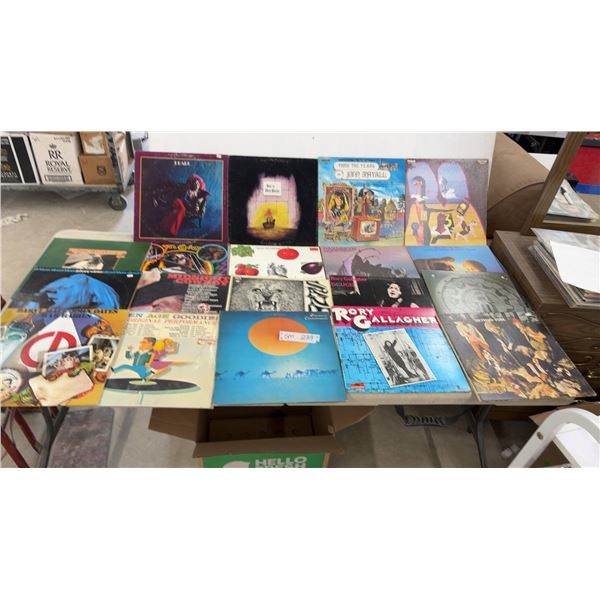 Collection of Classic Rock Vinyl LPs Including Janis Joplin, Deep Purple, Jethro Tull, and More
