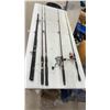 Image 1 : Collection of Five Fishing Rods with 2 Reels, Daiwa 1500C Spinning Reel and More