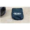 Image 8 : HJC Full-Face Motorcycle Helmet in Black with Blue Graphics and Storage Bag Sz Xl