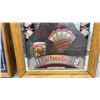 Image 3 : Labatt's Pilsener Lager Beer Mirror Clock and Budweiser Poker Mirror Sign 14 x 20