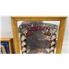 Image 4 : Labatt's Pilsener Lager Beer Mirror Clock and Budweiser Poker Mirror Sign 14 x 20