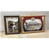 Image 1 : Jim Beam and Molson Canadian Clock Advertising Bar Mirrors 14 x 19