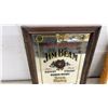 Image 4 : Jim Beam and Molson Canadian Clock Advertising Bar Mirrors 14 x 19