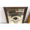 Image 5 : Jim Beam and Molson Canadian Clock Advertising Bar Mirrors 14 x 19