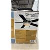 Image 3 : New Hampton Bay Southwind V 52" Indoor Ceiling Fan with Light Kit, Brushed Nickel