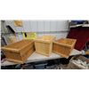 Image 3 : Three Stackable Wooden Storage Crates12 X 16 x 24"