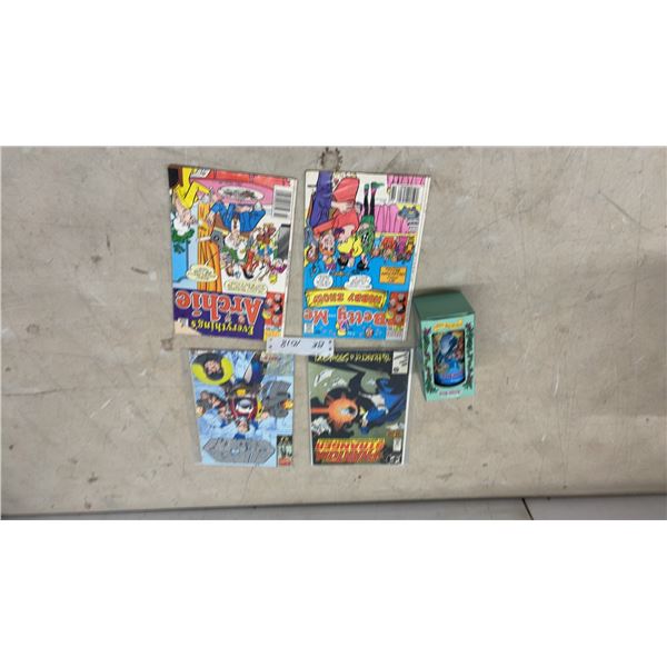 3 Comic Books, Walt Disney the Jungle Book Collector Series Glass