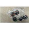 Image 2 : Vintage Marbles: German Swirl 10 - 2", 2 - 1" & 130 Small