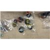 Image 3 : Vintage Marbles: German Swirl 10 - 2", 2 - 1" & 130 Small