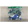 Image 5 : Vintage Marbles: German Swirl 10 - 2", 2 - 1" & 130 Small