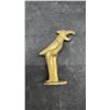 Image 3 : Vintage Brass: Peacock Nut Cracker 7" H, Figurine and Parrot Bottle Opener 5"